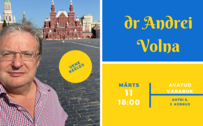 Kohtumine dr Andrei Volnaga: töö Ukrainas ja Navalnõi mürgitamise uurimine